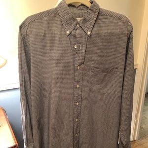 EUC - Men's Brooks Oxford Button Down size 16.5